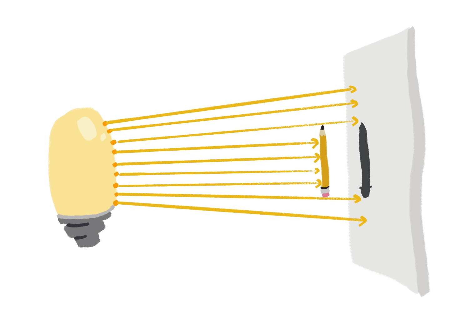 Visualizzazione del raggio laser